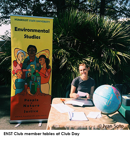 ENST club member tables on Club Day